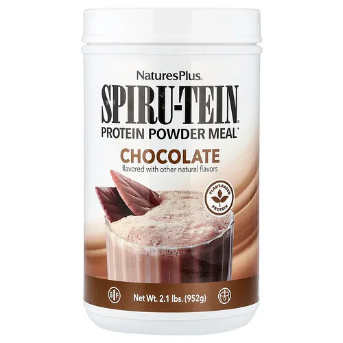 NaturesPlus, Spiru-Tein®, Harina de proteína en polvo, Chocolate, 952 g (2,1 lb)