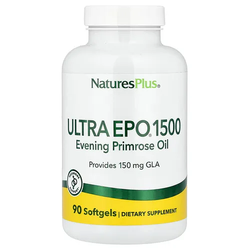 NaturesPlus, Ultra EPO® 1500, Aceite de onagra, 90 cápsulas blandas