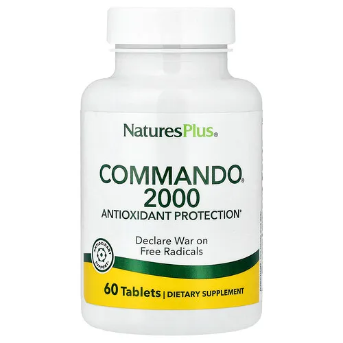 NaturesPlus, Commando® 2000, 60 comprimidos