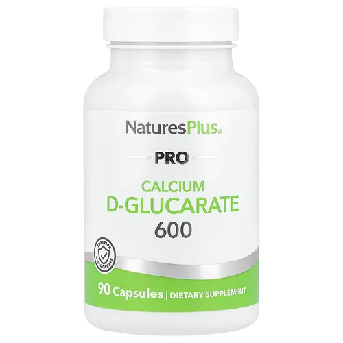 NaturesPlus, Pro-Calcium D-glucarato 600, 90 cápsulas (600 mg por cápsula)