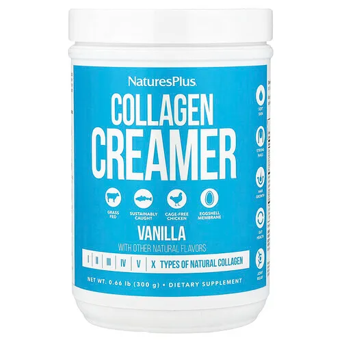 NaturesPlus, Crema con colágeno, Vainilla`` 300 g (0,66 lb)