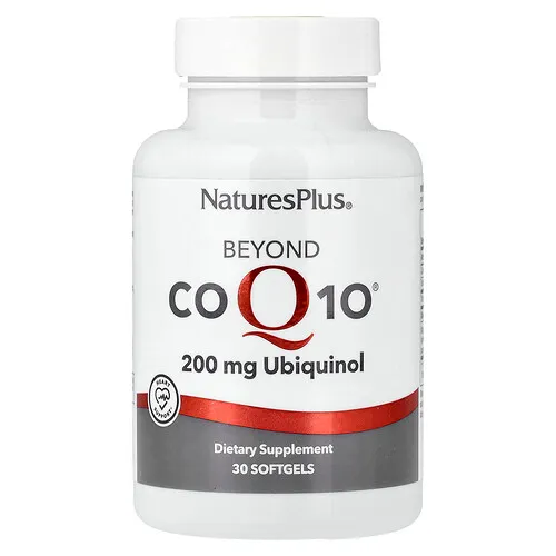 NaturesPlus, Ubiquinol, Beyond CoQ10®, 200 mg, 30 cápsulas blandas