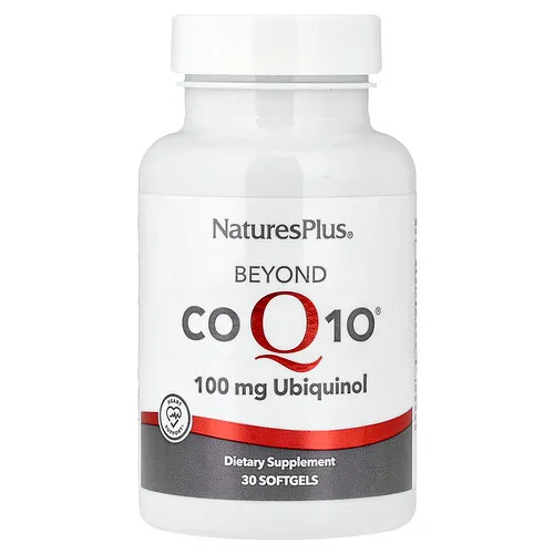 NaturesPlus, Ubiquinol, Beyond CoQ10®, 100 mg, 30 cápsulas blandas