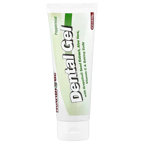 NutriBiotic, Gel Dental, Menta, 4.5 oz (128 g)