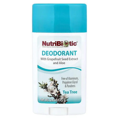 NutriBiotic, Desodorante, Árbol del té, 75 g (2,6 oz)