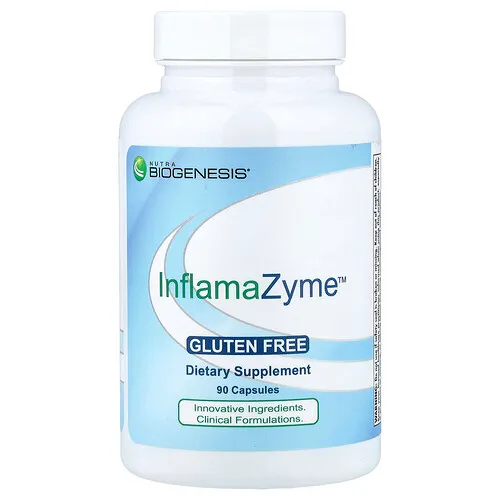 Nutra BioGenesis, InflamaZyme™, 90 cápsulas