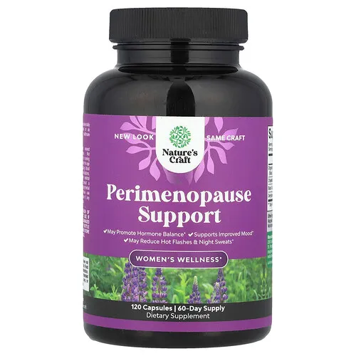 Nature's Craft, Bienestar de la mujer, Refuerzo para la perimenopausia, 120 cápsulas