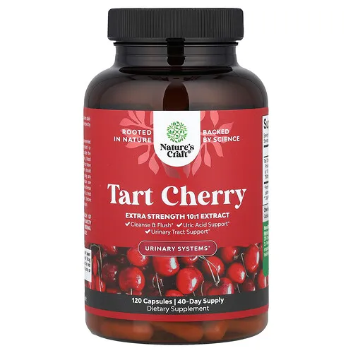 Nature's Craft, Cereza ácida, 120 cápsulas (250 mg por cápsula)