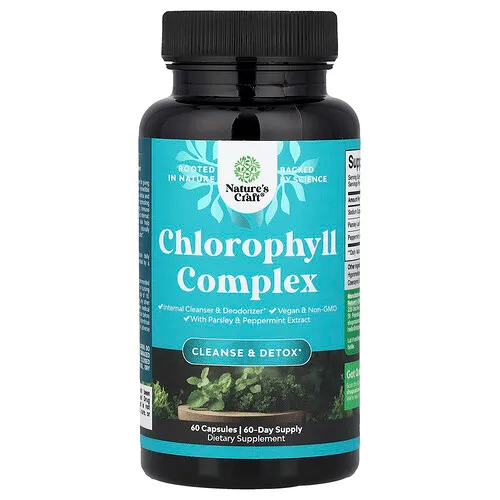 Nature's Craft, Complejo de clorofila, 60 cápsulas