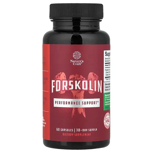 Nature's Craft, Forskoline, 60 cápsulas (250 mg por cápsula)