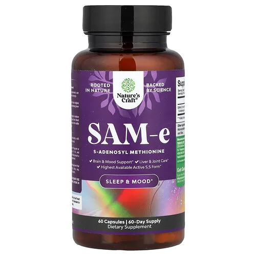 Nature's Craft, SAMe, 60 cápsulas (200 mg por cápsula)
