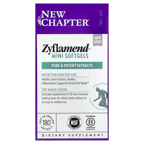 New Chapter, Zyflamend™, 180 minicápsulas blandas