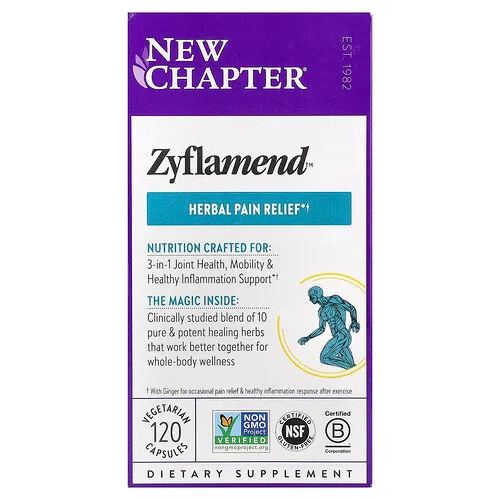 New Chapter, Zyflamend™, 120 cápsulas vegetales