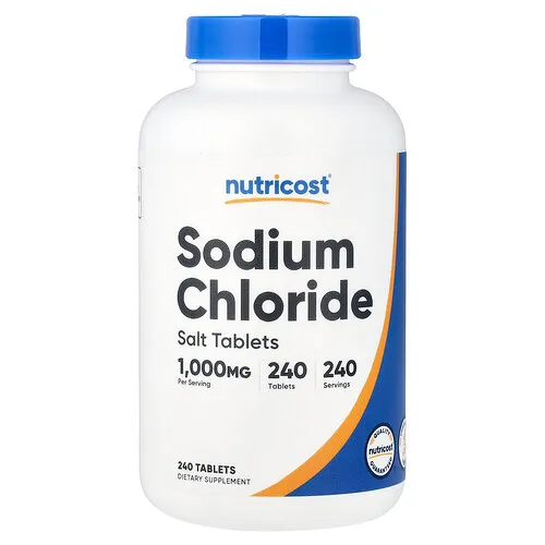 Nutricost, Cloruro de sodio, 240 comprimidos