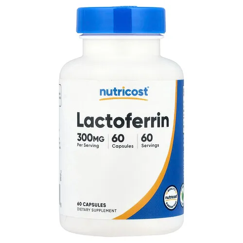 Nutricost, Lactoferrina, 300 mg, 60 cápsulas