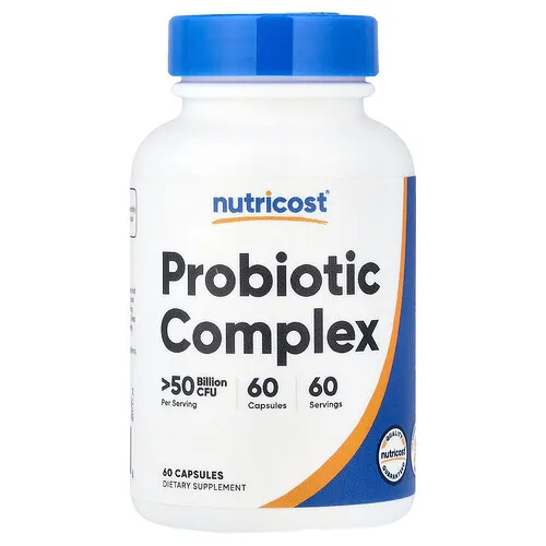 Nutricost, Complejo probiótico, >50.000 millones de UFC, 60 cápsulas
