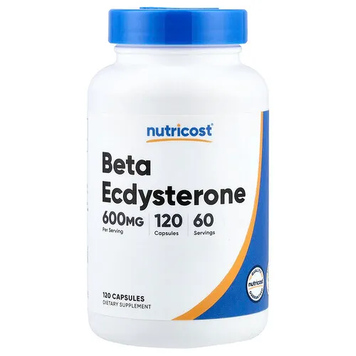Nutricost, Beta ecdisterona, 120 cápsulas (300 mg por cápsula)