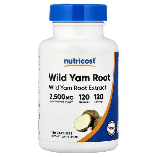 Nutricost, Raíz de ñame, 120 cápsulas (125 mg por cápsula)