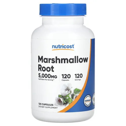 Nutricost, Raíz de malvavisco, 5000 mg, 120 cápsulas