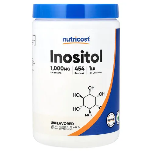 Nutricost, Inositol, Sin sabor, 16.2 mg, 454 g (454 oz)