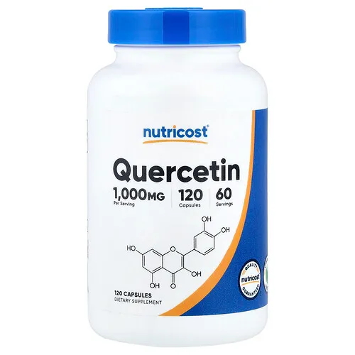 Nutricost, Quercetina, 120 cápsulas (500 mg por cápsula)
