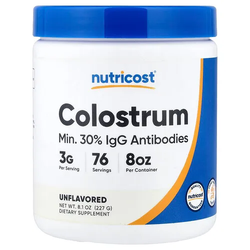 Nutricost, Calostro, Sin sabor, 227 g (8.1 oz)