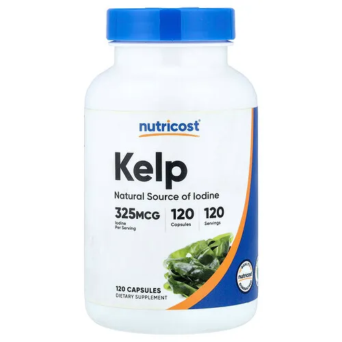Nutricost, Kelp, 325 mg, 120 cápsulas
