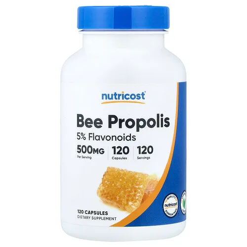 Nutricost, Propóleo de abeja, 500 mg, 120 cápsulas