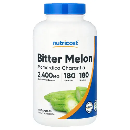Nutricost, Melón amargo, 2400 mg, 180 cápsulas