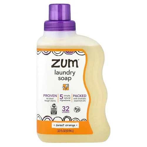 ZUM, Jabón para lavar la ropa, Naranja dulce, 0,94 l (32 oz. líq.)