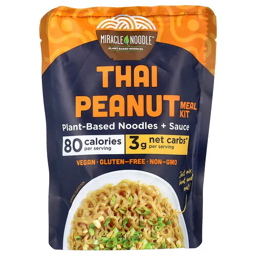 Miracle Noodle, Kit de comidas, Maní tailandés, 260 g (9,2 oz)