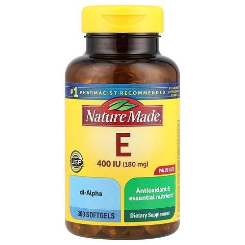 Nature Made, Vitamina E, 180 mg (400 UI), 300 cápsulas blandas