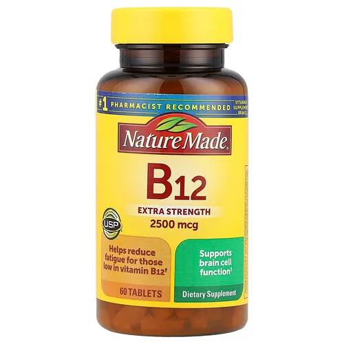 Nature Made, Vitamina B12, 60 comprimidos