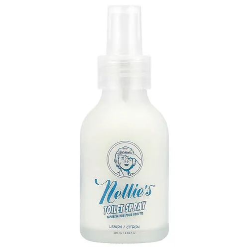 Nellie's, Spray para inodoro, Limón, 100 ml (3,38 oz. líq.)