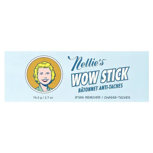 Nellie's, Removedor de manchas, Barra Wow, 2.7 oz (76.5 g)