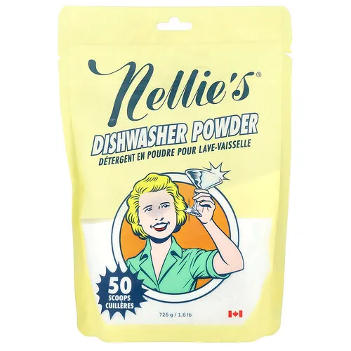 Nellie's, Polvo para lavavajillas, 726 g (1,6 lb)