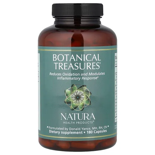 Natura Health Products, Botanical Treasures®, 180 cápsulas