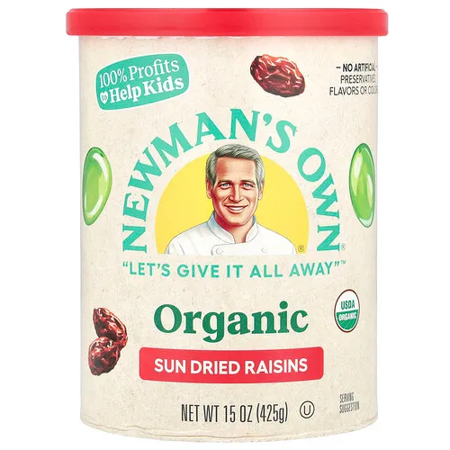 Newman's Own Organics, Pasas deshidratadas al sol, 425 g (15 oz)