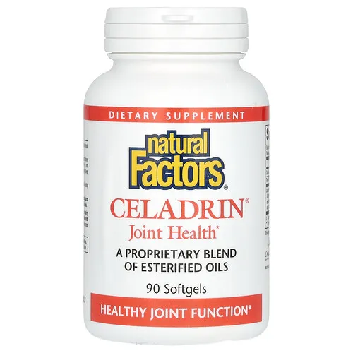Natural Factors, Celadrin, salud de articulaciones, 90 softgel