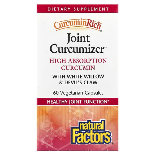 Natural Factors, CurcuminRich, Curcumizador para las articulaciones, 60 cápsulas vegetales