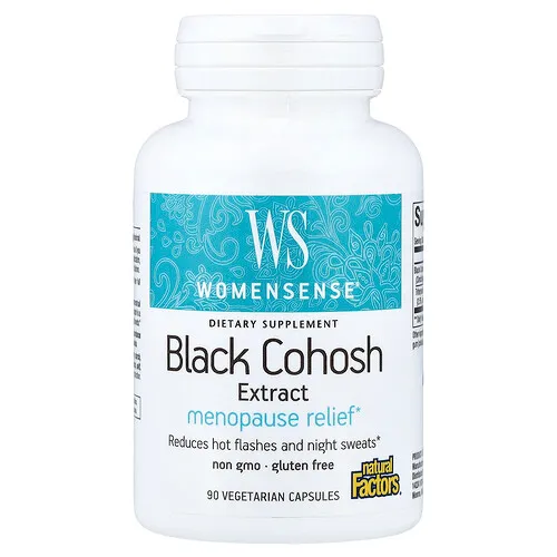 Natural Factors, WomenSense®, Extracto de cimífuga, 90 cápsulas vegetales