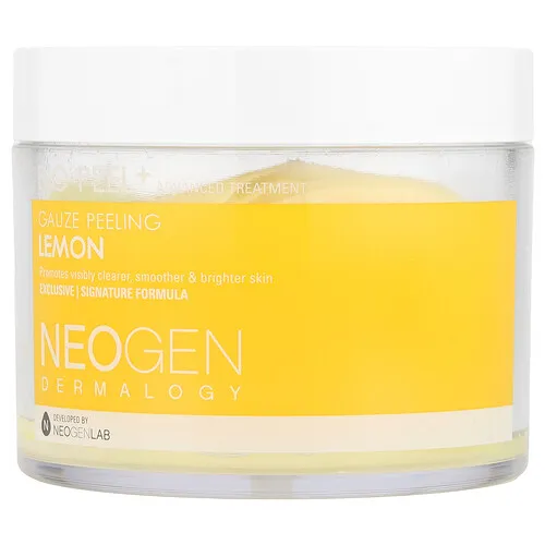 Neogen, Bio-Peel+, Gasas exfoliantes, Limón, 30 piezas