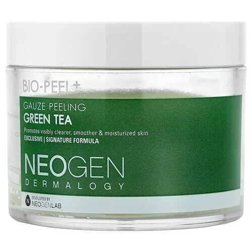 Neogen, Bio-Peel, gasa exfoliante, té verde, 30 unidades, 200 ml
