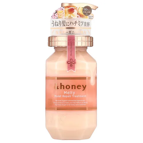 &honey, Tratamiento reparador Melty Moist, Miel de rosas dulces, 440 ml (14,9 oz)