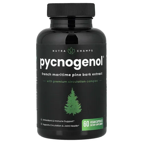 NutraChamps, Pycnogenol®, 60 cápsulas veganas