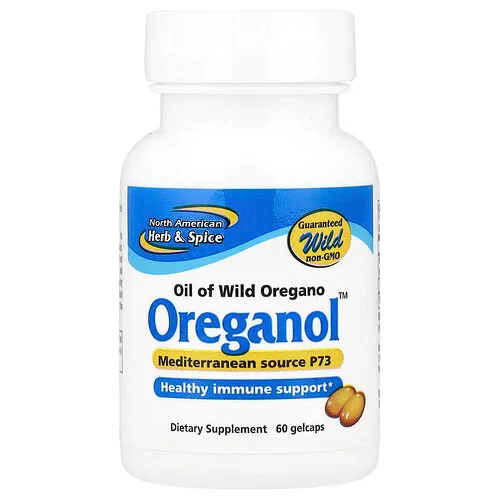 North American Herb & Spice, Oreganol™, Suplemento para favorecer la salud del sistema inmunitario, 60 cápsulas blandas