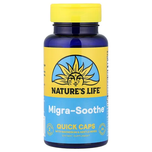 Nature's Life, Migra-Soothe™, Cápsulas rápidas, 60 cápsulas