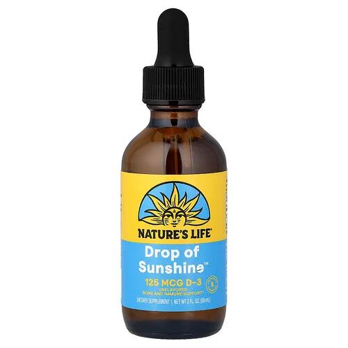 Nature's Life, Drop Of Sunshine™, Suplemento para la salud, Sin sabor, 59 ml (2 oz. líq.)