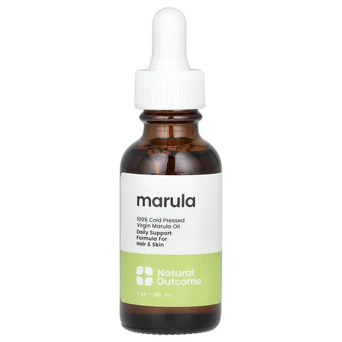 Natural Outcome, Aceite de marula virgen, 100 % prensado en frío, 30 ml (1 oz. líq.)