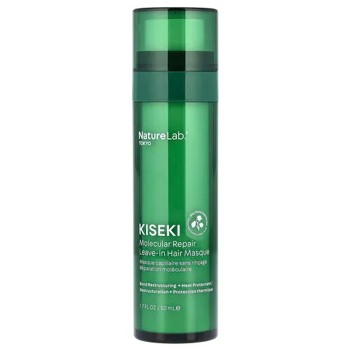 NatureLab Tokyo, Kiseki, Mascarilla para el cabello sin enjuague de reparación molecular, 50 ml (1,7 oz. líq.)